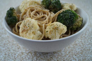 Meat & Veggie Pasta: Broccoli, Cauliflower & Ground Beef