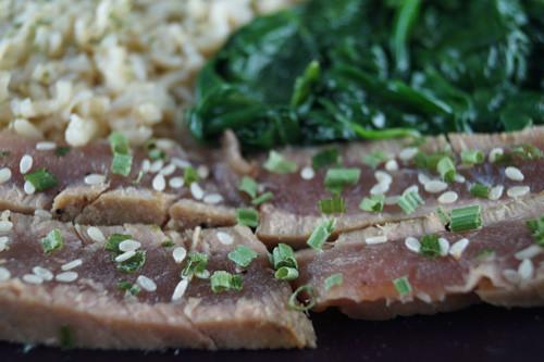 The Trinity: Ahi, Spinach & Quinoa