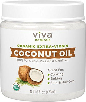 Viva Naturals Organic Extra Virgin Coconut Oil, 16 Ounce